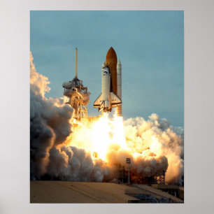 Affiche Lancement de la navette spatiale Columbia (STS-87)