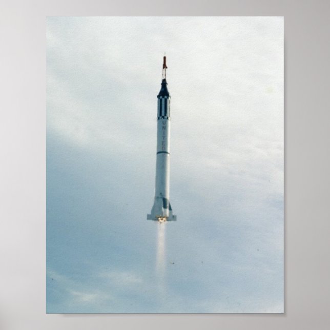 Affiche Lancement de Liberty Bell 7 (Mercury Redstone 4) (Devant)