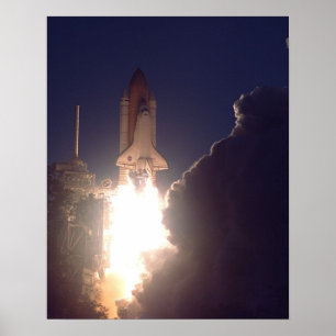 Affiche Lancement de Space Shuttle Discovery (STS-102)