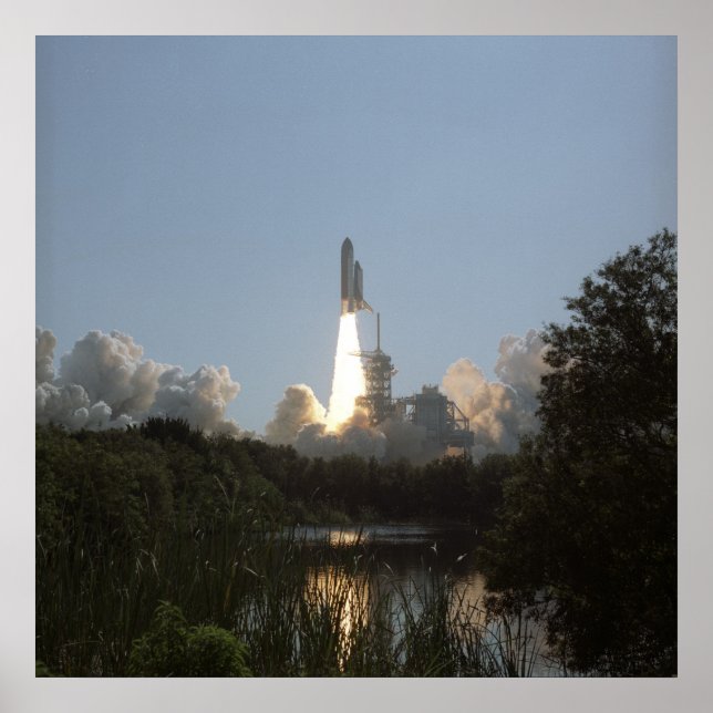 Affiche Lancement de Space Shuttle Discovery (STS-29) (Devant)