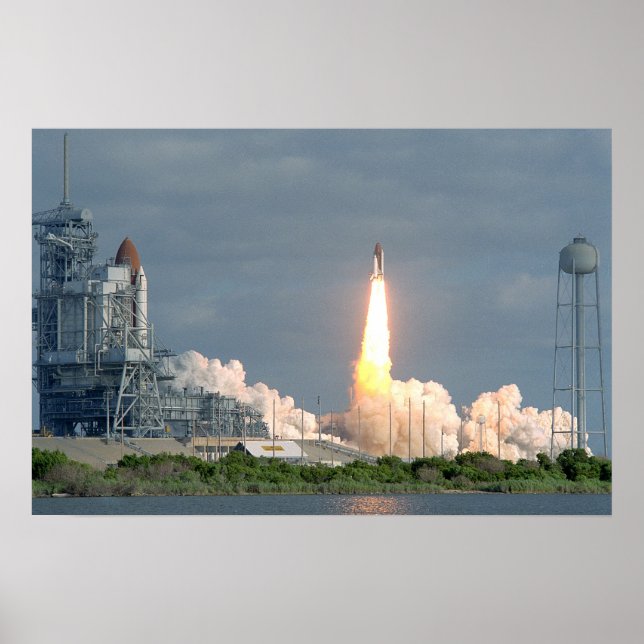 Affiche Lancement de Space Shuttle Discovery (STS-31) (Devant)