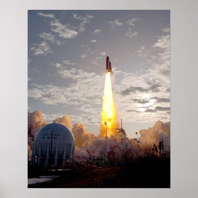Affiche Lancement de Space Shuttle Discovery (STS-53) (Devant)