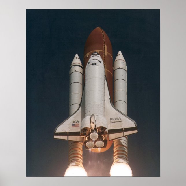 Affiche Lancement de Space Shuttle Discovery (STS-70) (Devant)