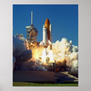 Affiche Lancement de Space Shuttle Discovery (STS-95)