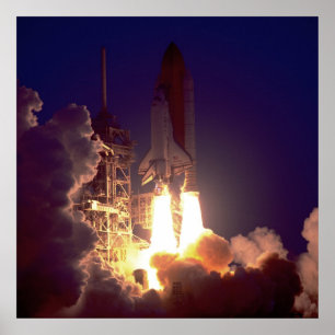 Affiche Lancement de Space Shuttle Discovery (STS-96)