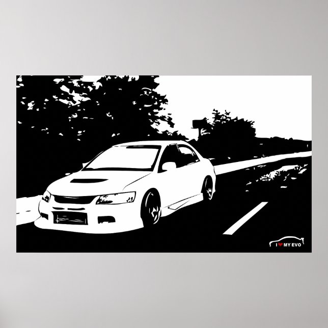 Affiche Lancer EVO 9 (Devant)
