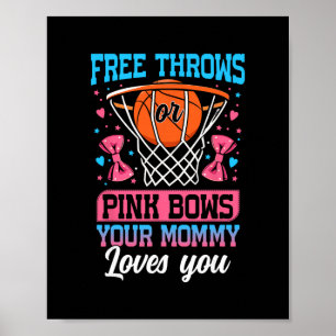 Affiche Lancers francs ou noeuds roses ta maman t'aime Gen