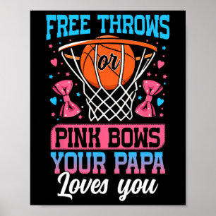 Affiche Lancers Francs Ou Nœuds Roses Ton Papa T'aime Gend