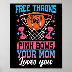 Affiche Lancers Francs Ou Nœuds Roses Votre Maman Vous Aim