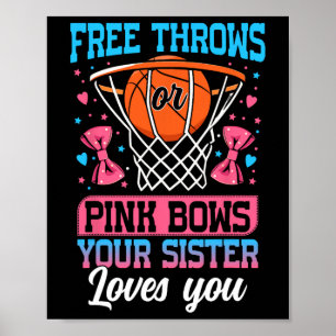 Affiche Lancers francs ou noeuds roses Votre soeur vous ai
