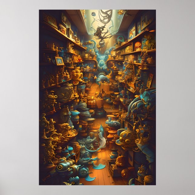 Affiche L'ancien magasin de jouets pour tous (Devant)