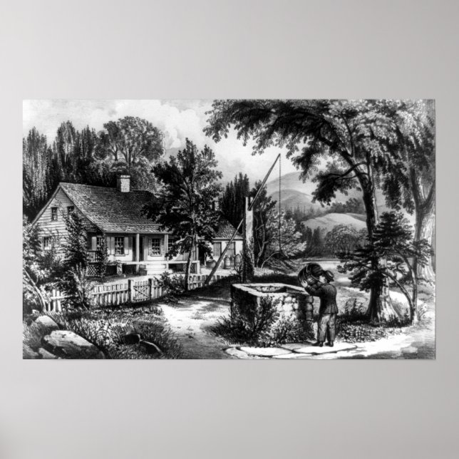 Affiche L'ancien seau à oeufs - 1872 (Devant)