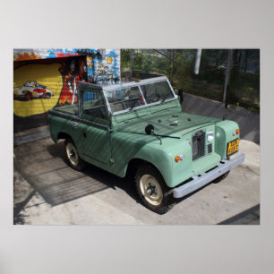 Affiche Land Rover Series II SWB