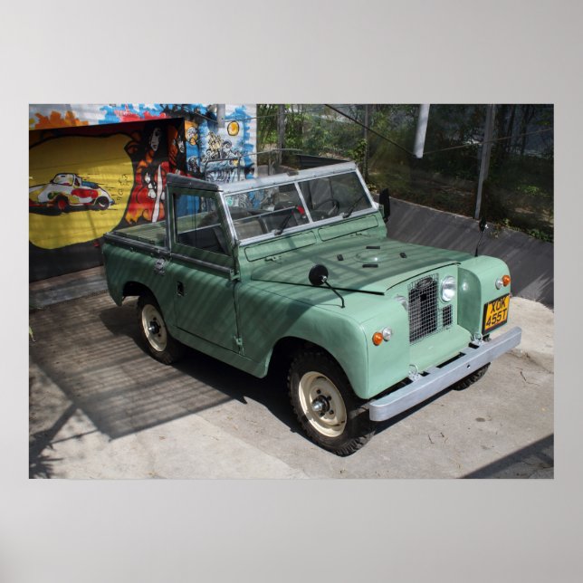 Affiche Land Rover Series II SWB (Devant)