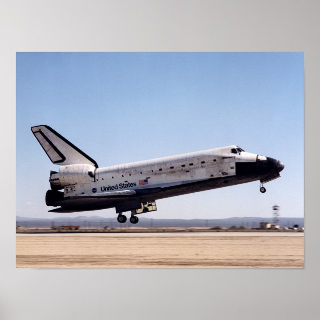 Affiche Landing of Space Shuttle Discovery (STS-92) (Devant)