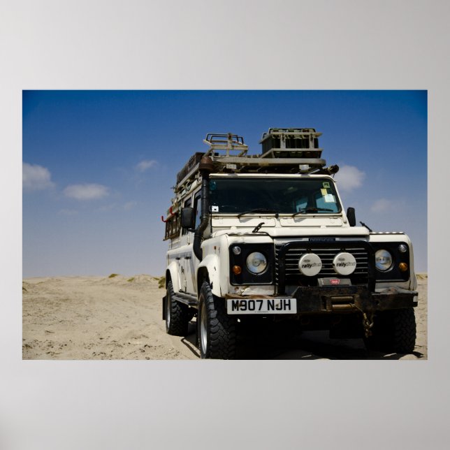 Affiche Landrover (Devant)