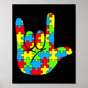 Affiche Langage des signes Amour Langage des signes Sensib