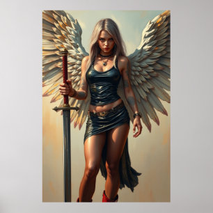 Affiche L'Ange du guerrier