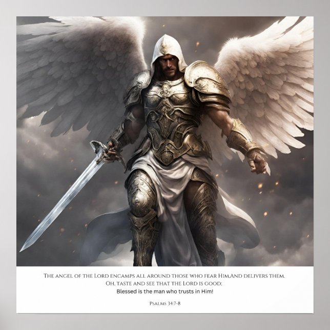 Affiche L'ange du Seigneur. (Devant)