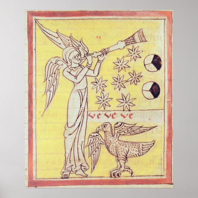 Affiche L'ange qui souffle la trompette (Devant)