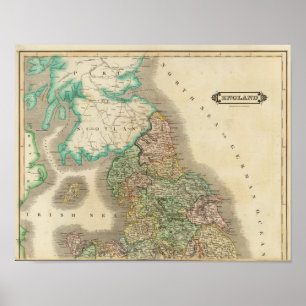 Affiche L'Angleterre du nord
