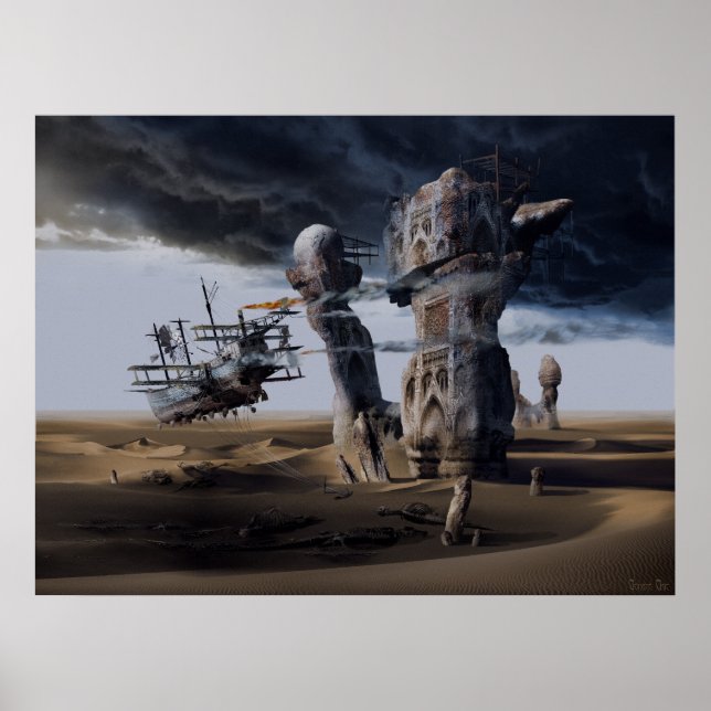 Affiche Langoliers ou Inévitable Entropy, imprimé encadré (Devant)