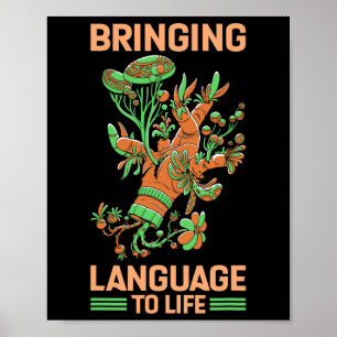 Affiche Langue à vie Langue des signes américaine