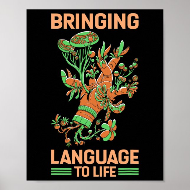 Affiche Langue à vie Langue des signes américaine (Devant)