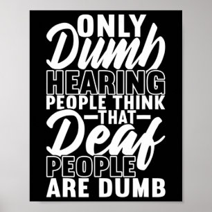 Affiche Langue des signes américaine Sensibilisation des s