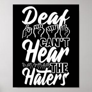 Affiche Langue des signes de sensibilisation Langue des si