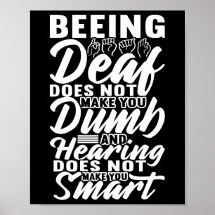 Affiche Langue des signes de sensibilisation Langue des si