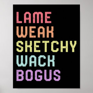 Affiche Langue des Signes Infirme Faible Tee Slang Asl Awa