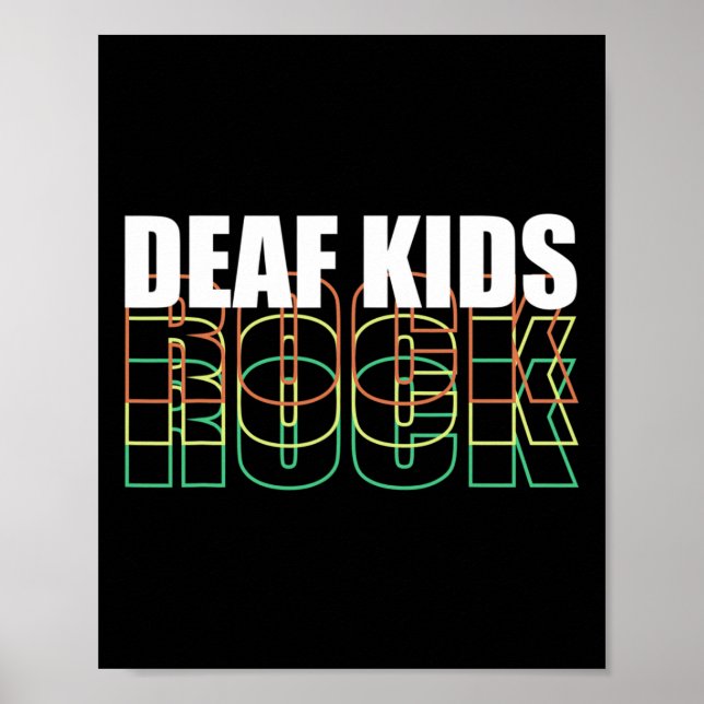 Affiche Langue des signes pour enfants (Devant)