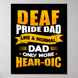 Affiche Langue des signes pour les hommes Sensibilisation 