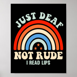 Affiche Langue Des Signes Sourds Malheureux Sourds Juste S