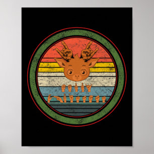 Affiche Langue des signes Sourds Reindeds de Noël Sourds A