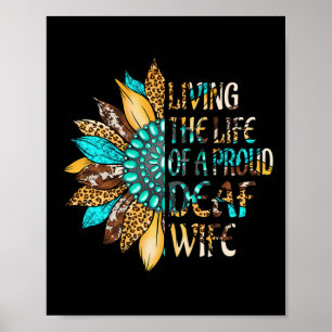 Affiche Langue Des Signes Vivre La Vie D'Une Fière Femme S