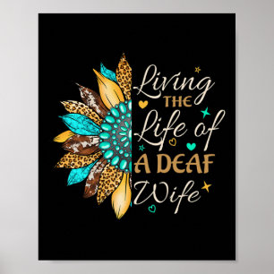 Affiche Langue Des Signes Vivre La Vie D'Une Fière Femme S