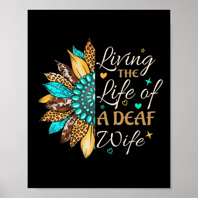 Affiche Langue Des Signes Vivre La Vie D'Une Fière Femme S (Devant)