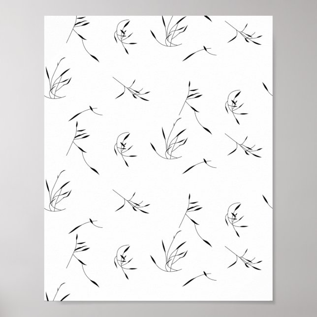 Affiche Langue, Gris de colombe (Devant)