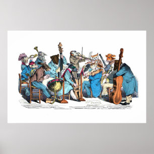 AFFICHE LANGUE MUSICALE ANIMAL FARM ORCHESTRA