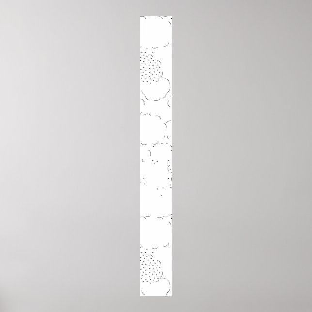 Affiche Langue, Panneau de socle Aqua Haze (Devant)