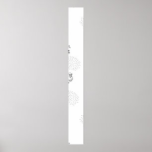 Affiche Langue, Panneau de socle de congère