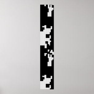 Affiche Langue, Signe du piédestal de tempête du désert