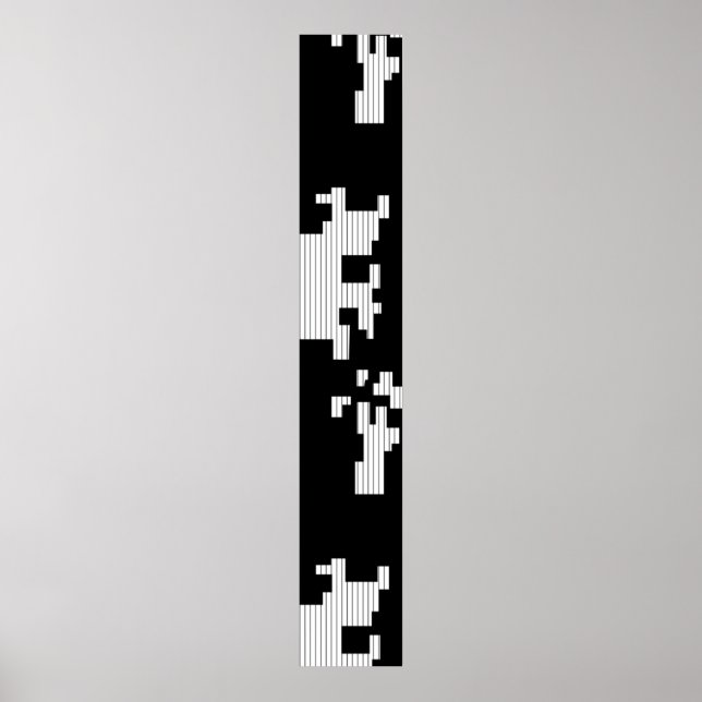 Affiche Langue, Signe du piédestal de tempête du désert (Devant)