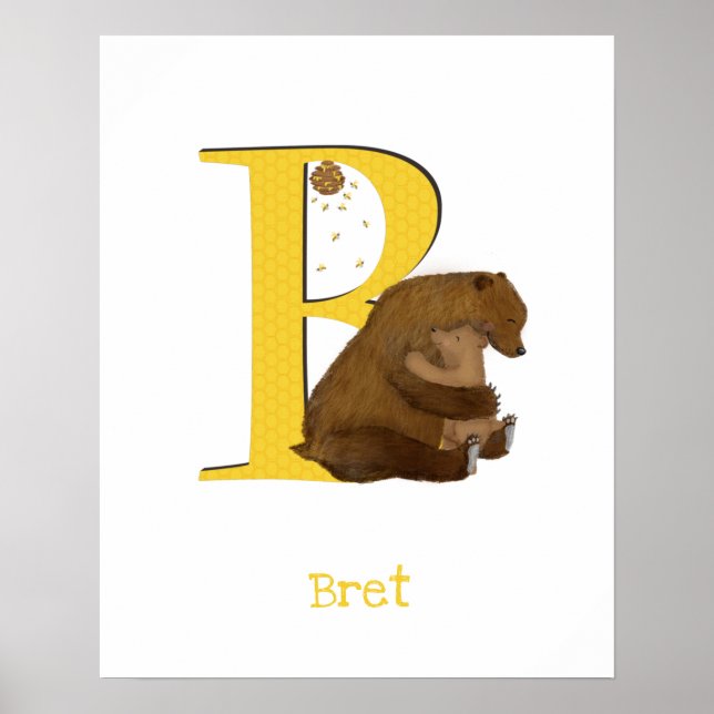 Affiche L'animal ABC B est destiné à être imprimé sur l'ou (Devant)