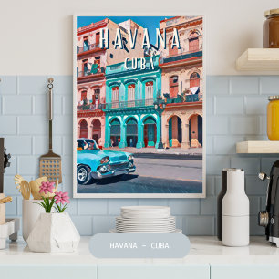 Affiche l'animation animante de La Havane