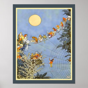 Affiche L'anniversaire de la fée par William Heath Robinso