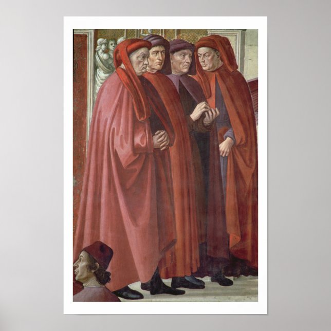 Affiche L'Annonciation à St. Zacharias (fresque) (détail (Devant)