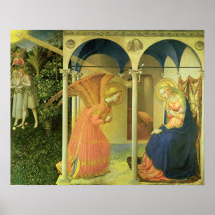 Affiche L'Annonciation du Prado par Fra Angelico